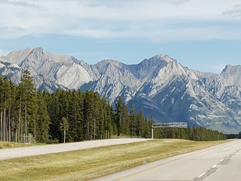 On the way to Banff