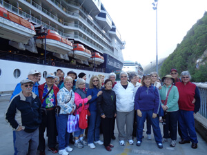 Ready for the tour in Skagway