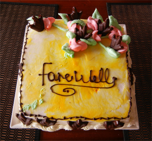 FareWell Cake