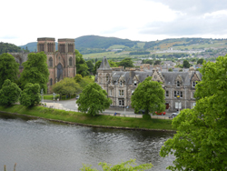 Inverness with view accross the River Ness