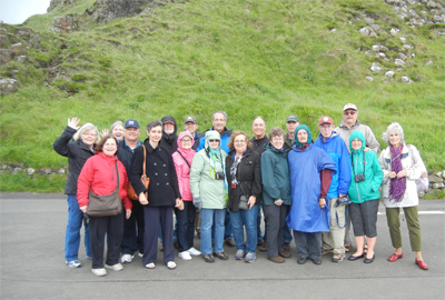 Our group at the Giant's Causeway