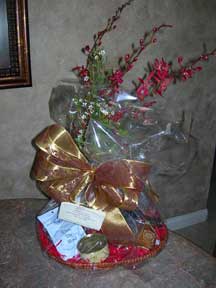 gift basket from Peter & Nancy Kensicki