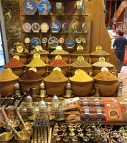 Spices at the Bazaar in Istanbul